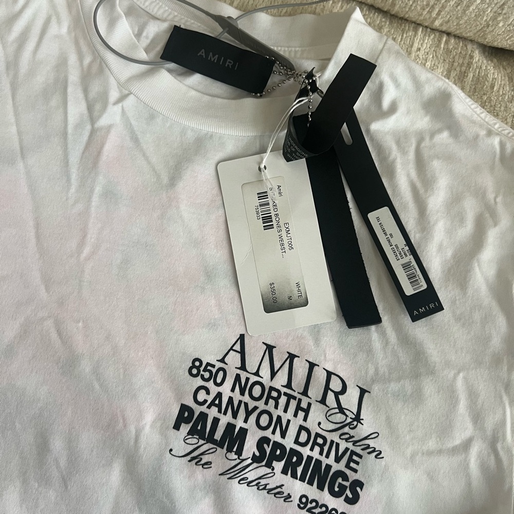 Amiri White Graphic T-Shirt